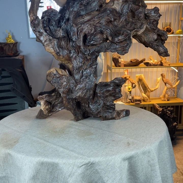 鹿***1纯天然原木手工制作