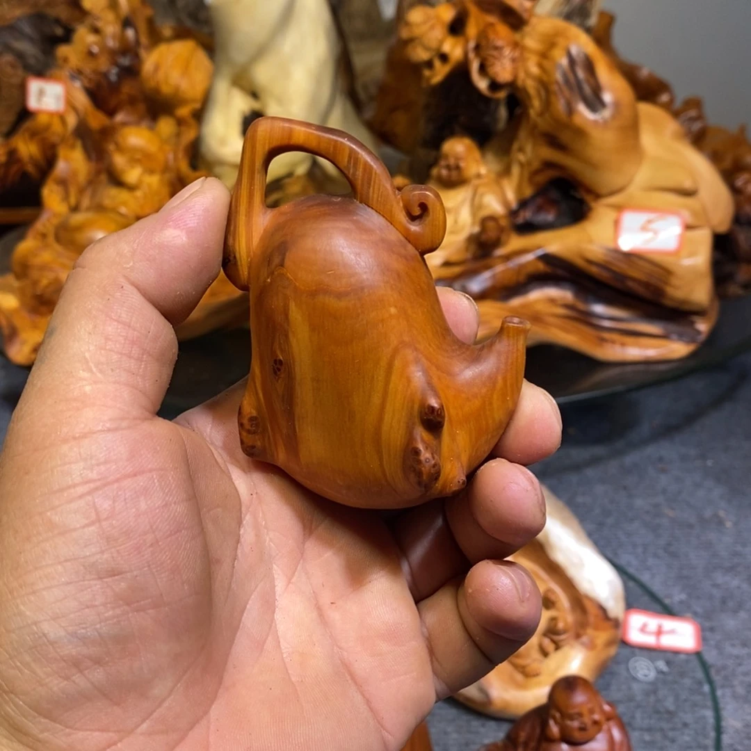 柏木（崖柏）木雕工艺品摆件家居手把件手串