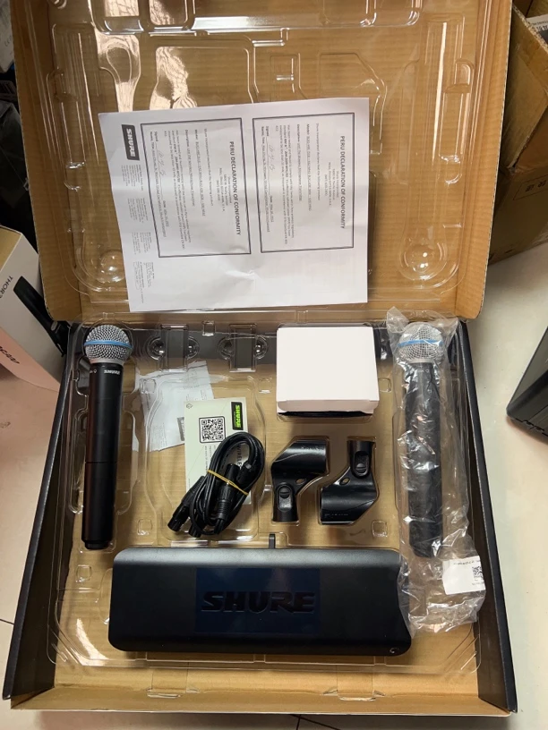 95新 Shure/舒尔 舒尔无线58a一拖二麦克风24款