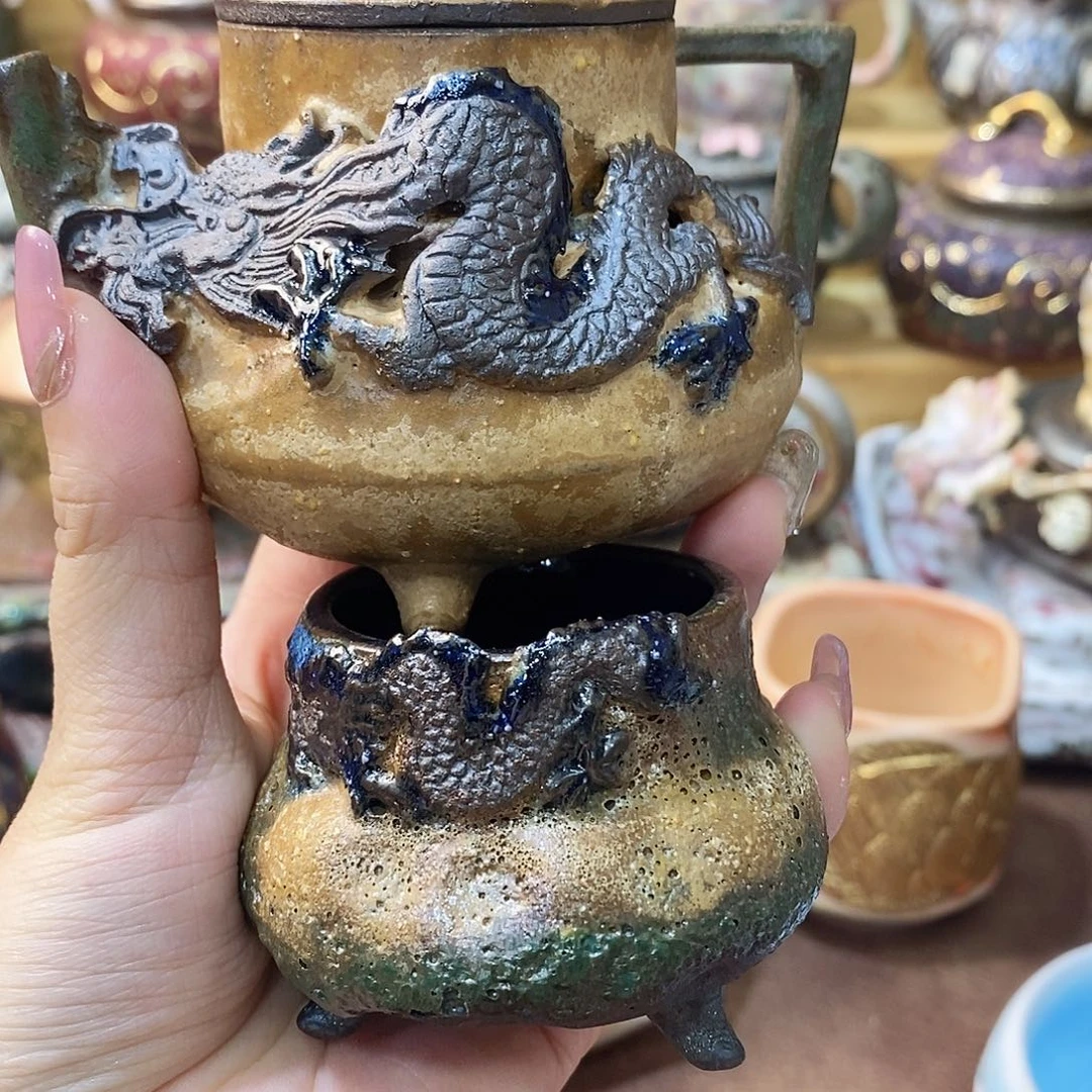 火***࿐粗陶志野柴烧茶器