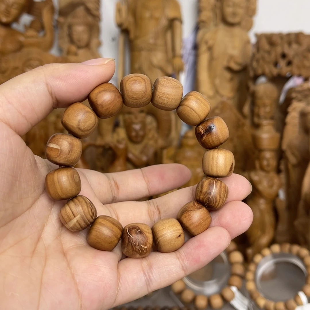 檀香木手串/手链印度老山檀瑕疵串