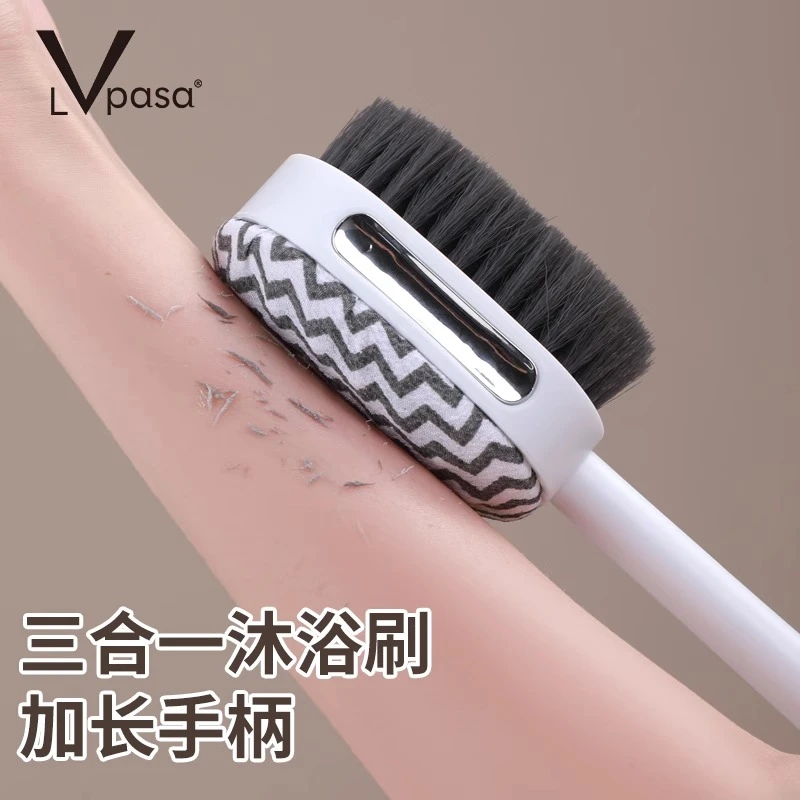 洗澡刷子搓背神器长柄沐浴刷双面搓后背不求人软毛擦背刷女士专用