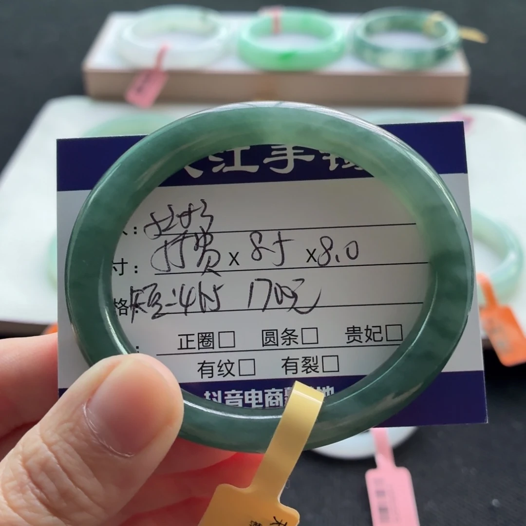 未镶嵌手镯翡翠翡翠