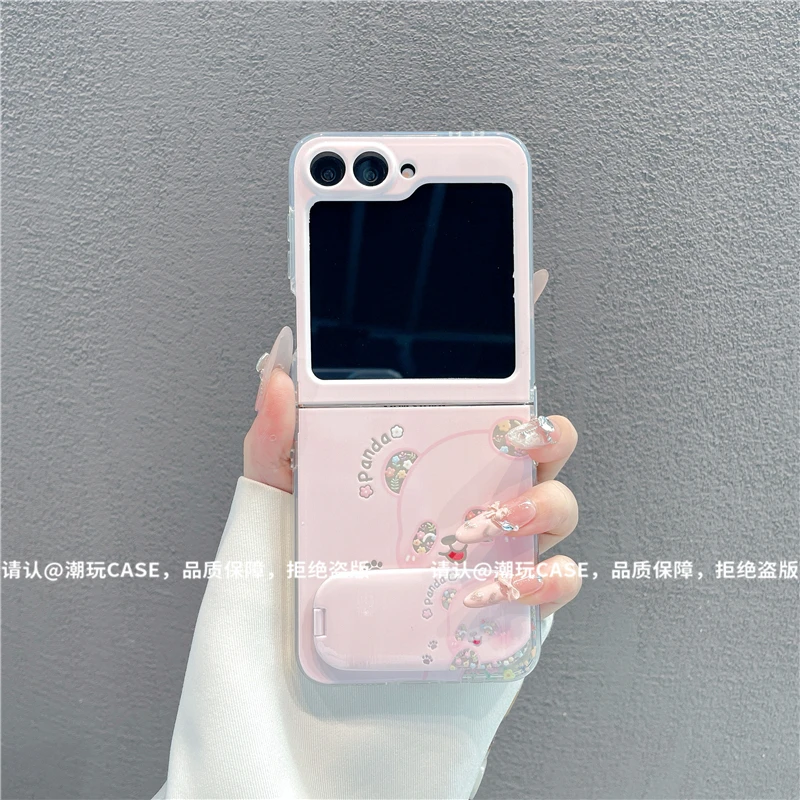 透明折叠壳适用华为荣耀/OPPO/VIVO/小米/华为三星zflip6-5手机壳