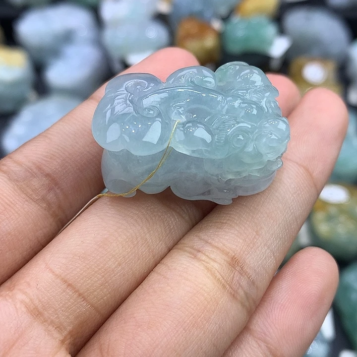 翡翠未镶嵌颈饰天然缅甸翡翠