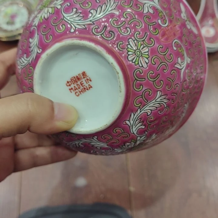 瓷景德镇双喜饭碗一个缩釉