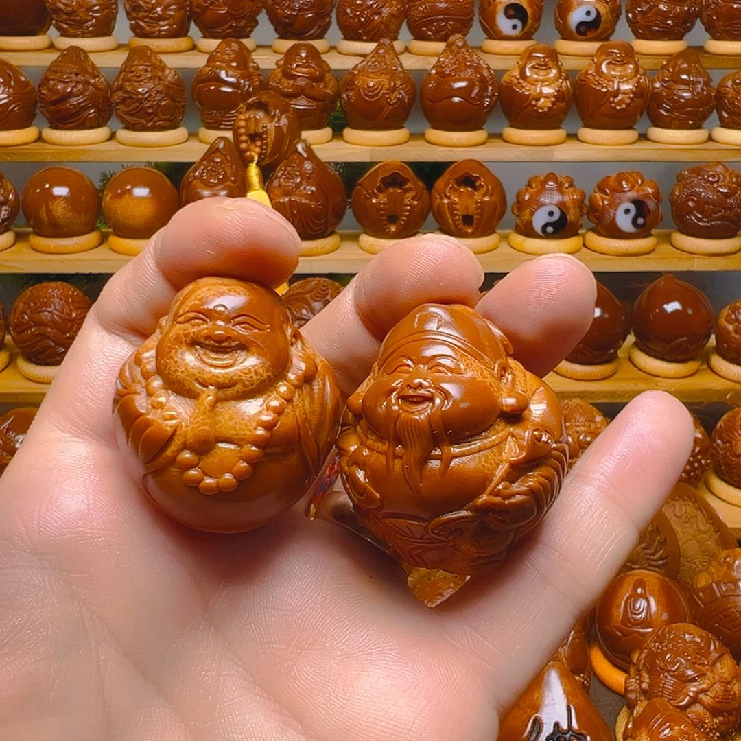 A***待手串/手链橄榄核财迷一对