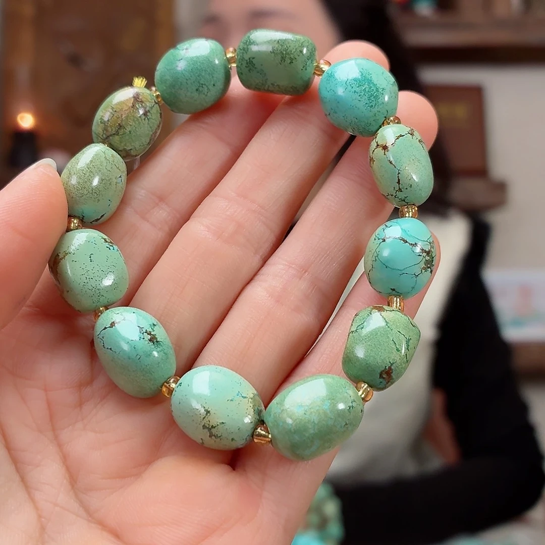 未镶嵌绿松石珠宝奇石