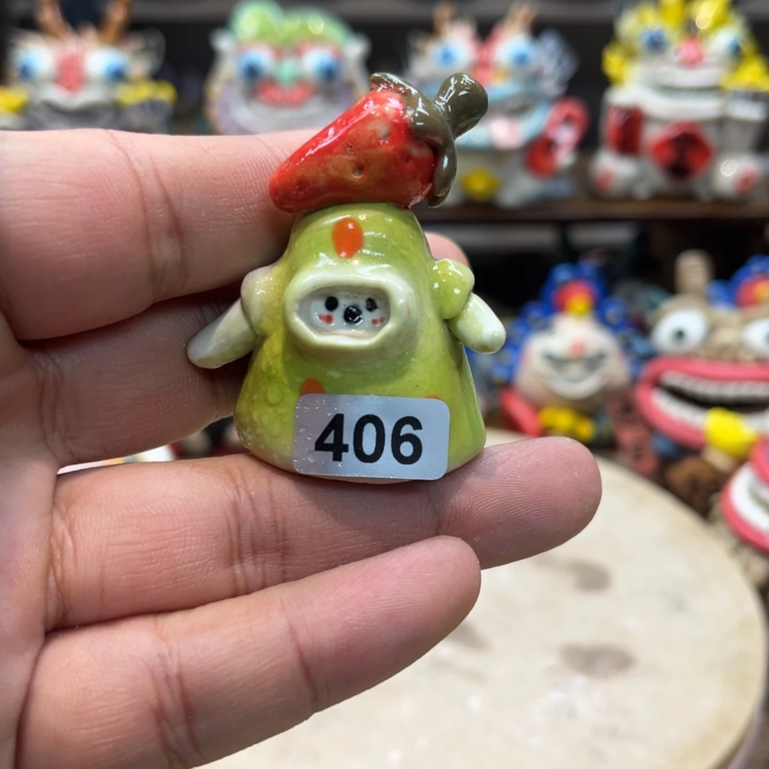 陶瓷纯手工抽象陶瓷摆件406