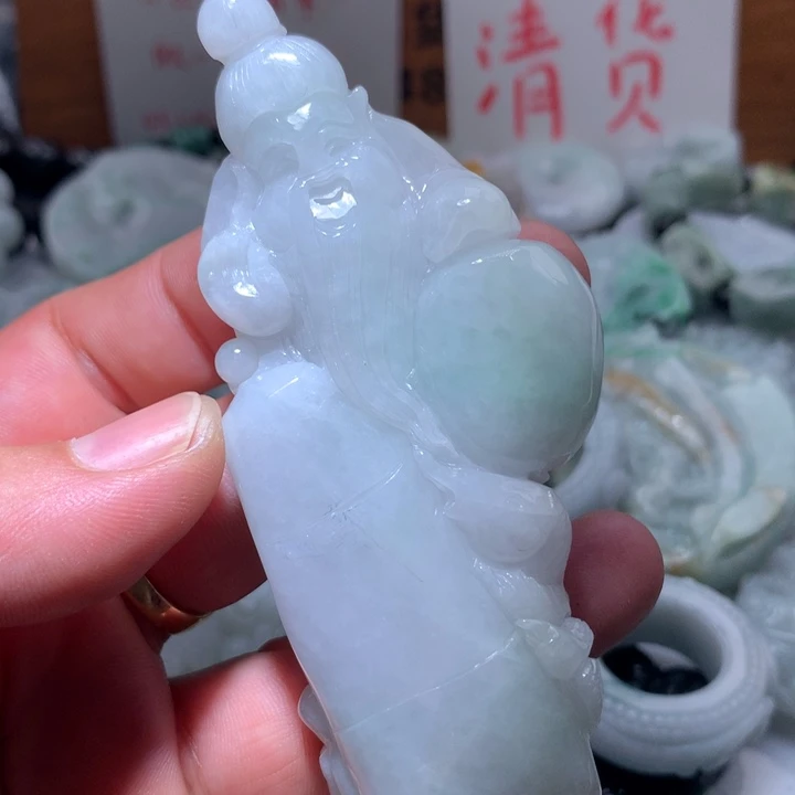 翡翠未镶嵌颈饰保真天然a货翡翠