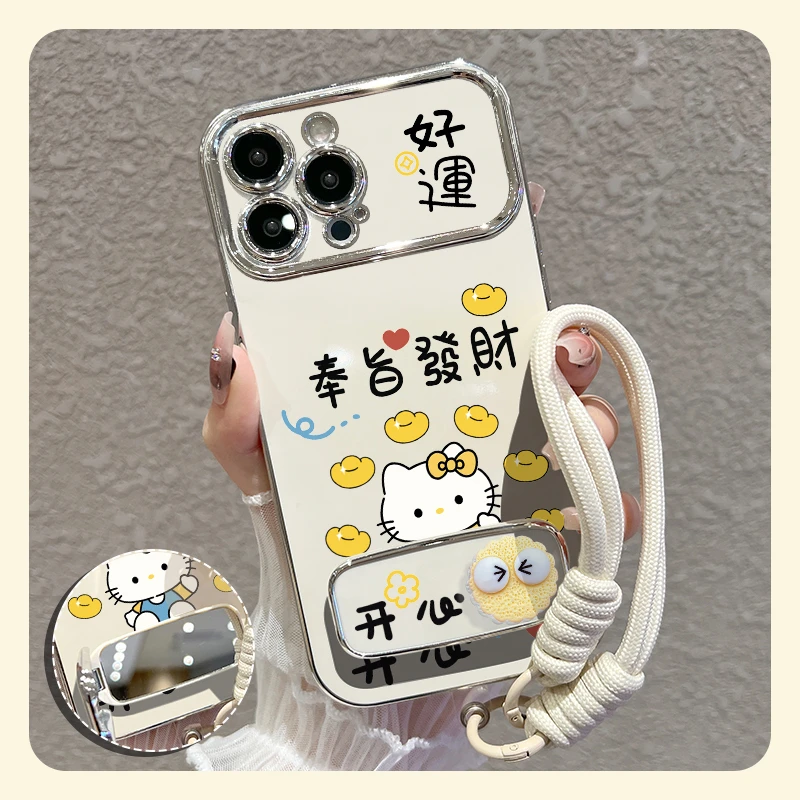 【苹果/华为/vivo/oppo/小米】适用奉旨猫咪大视窗手机壳硅胶防摔女