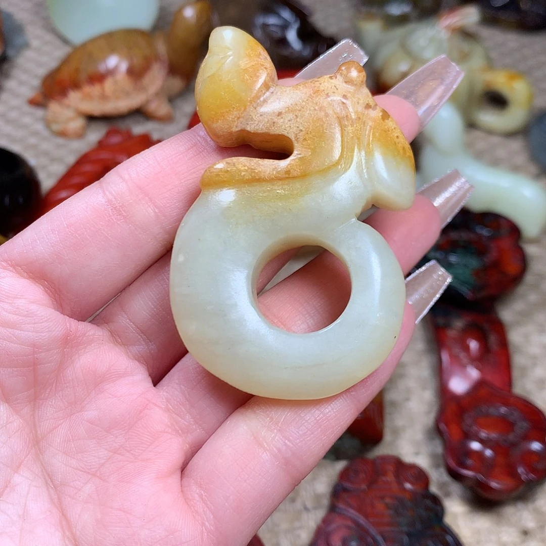 白玉菩提吊坠挂件