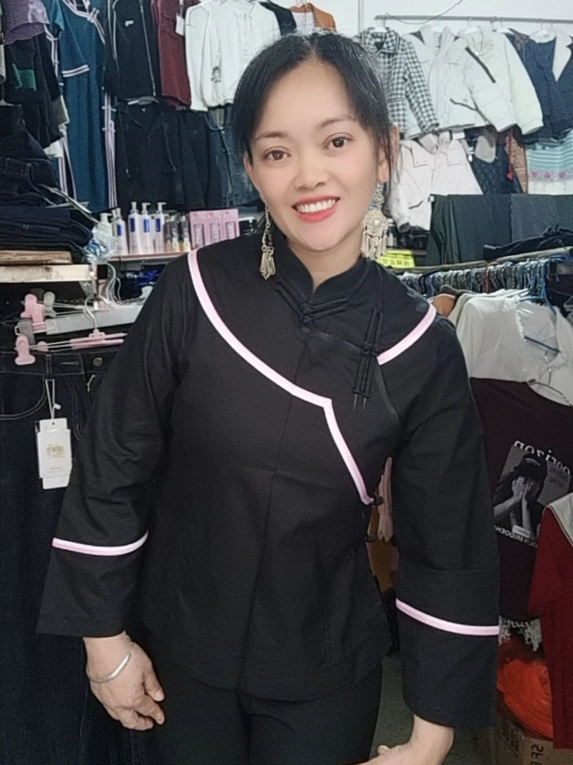 2025年广西云南贵州新款简约版土布上衣