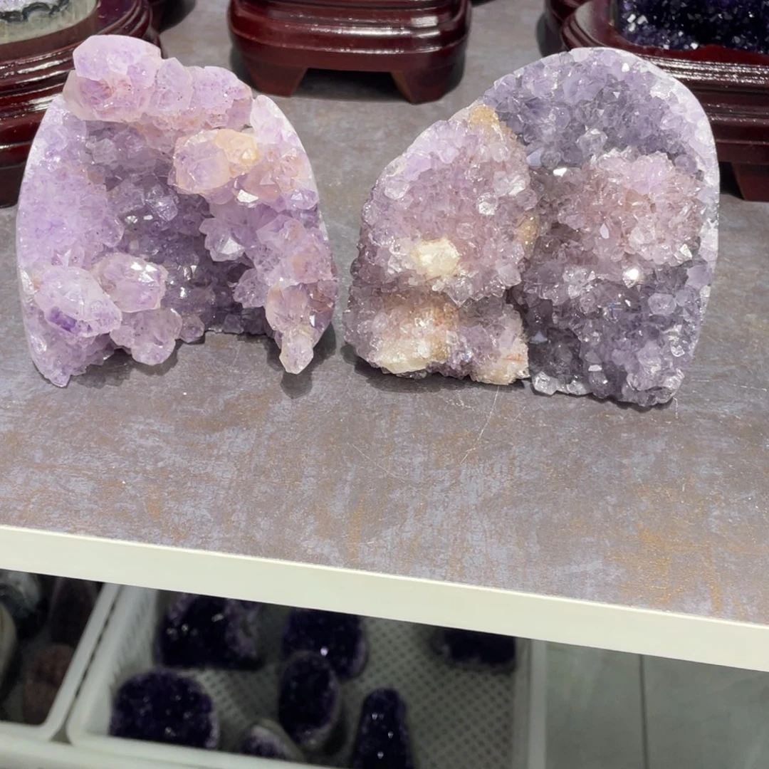 用***6紫晶未镶嵌大型摆件（非配饰）