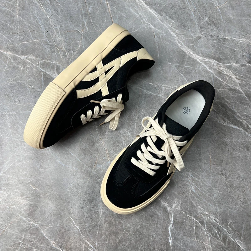 布鞋男款夏季低帮透气男生黑色帆布鞋ins潮流百搭男士休闲板鞋子