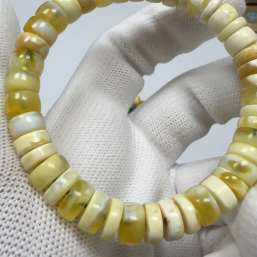 琥珀未镶嵌手链手串一条