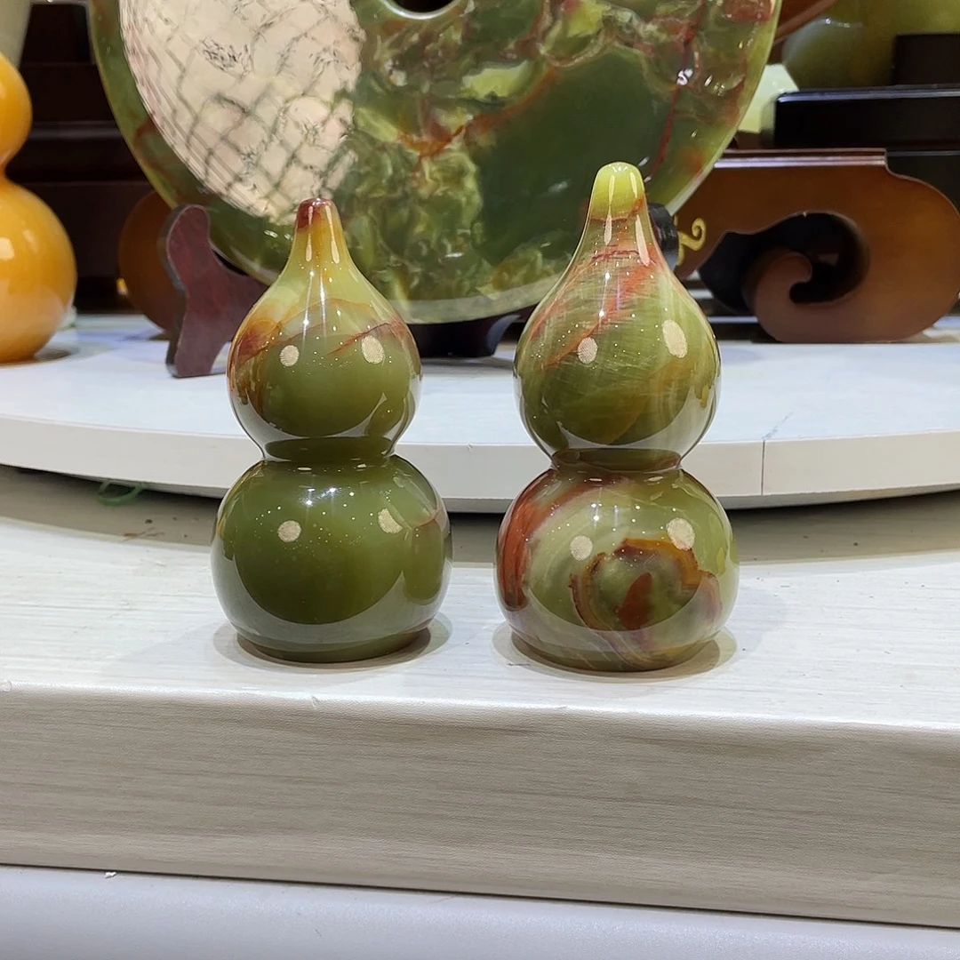 玉葫芦精品天然玉石摆件