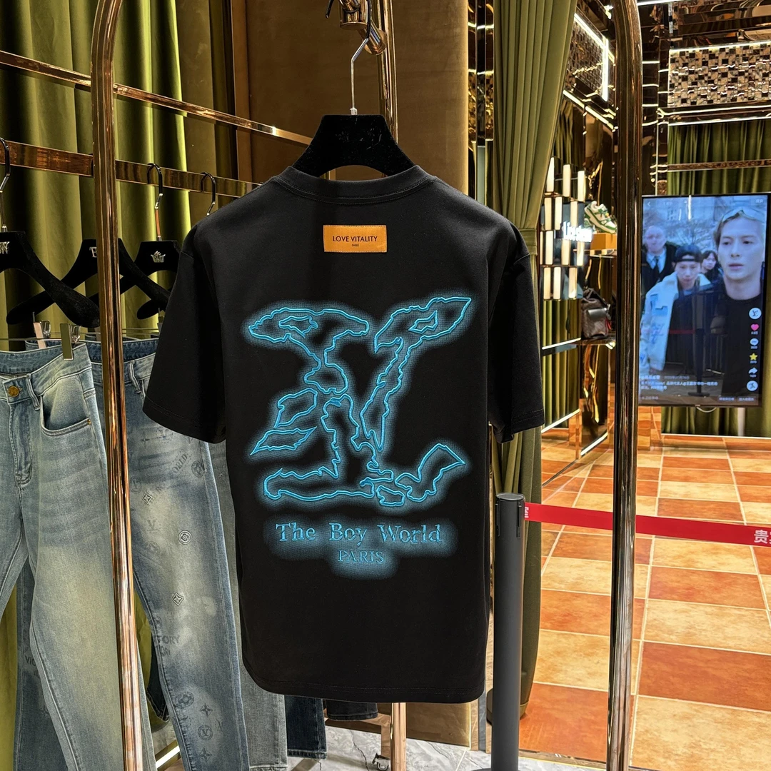 G【CC-专属】 2025夏季新品高级感时尚百搭重工短袖25018