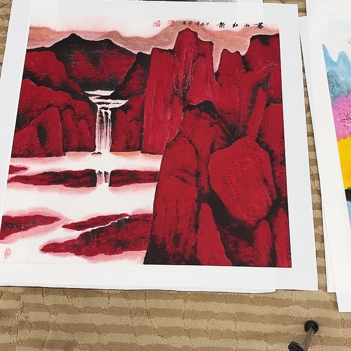 国画花鸟的翅膀和翅膀是