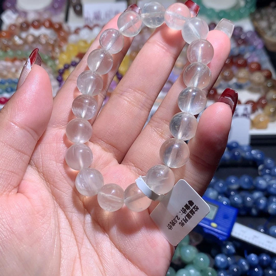 未镶嵌手链水晶拉丝蓝月光10