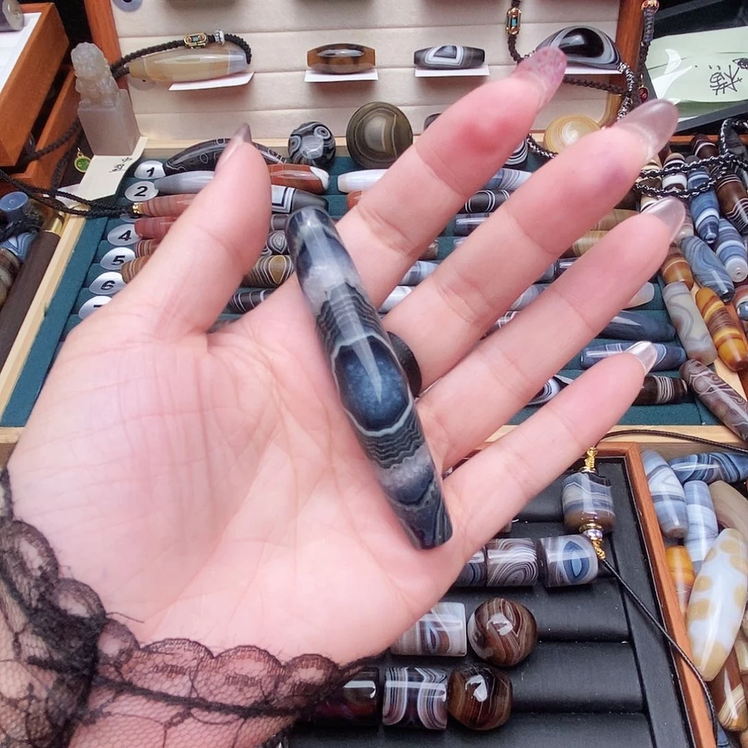 合金颈饰玛瑙/玉髓洁*