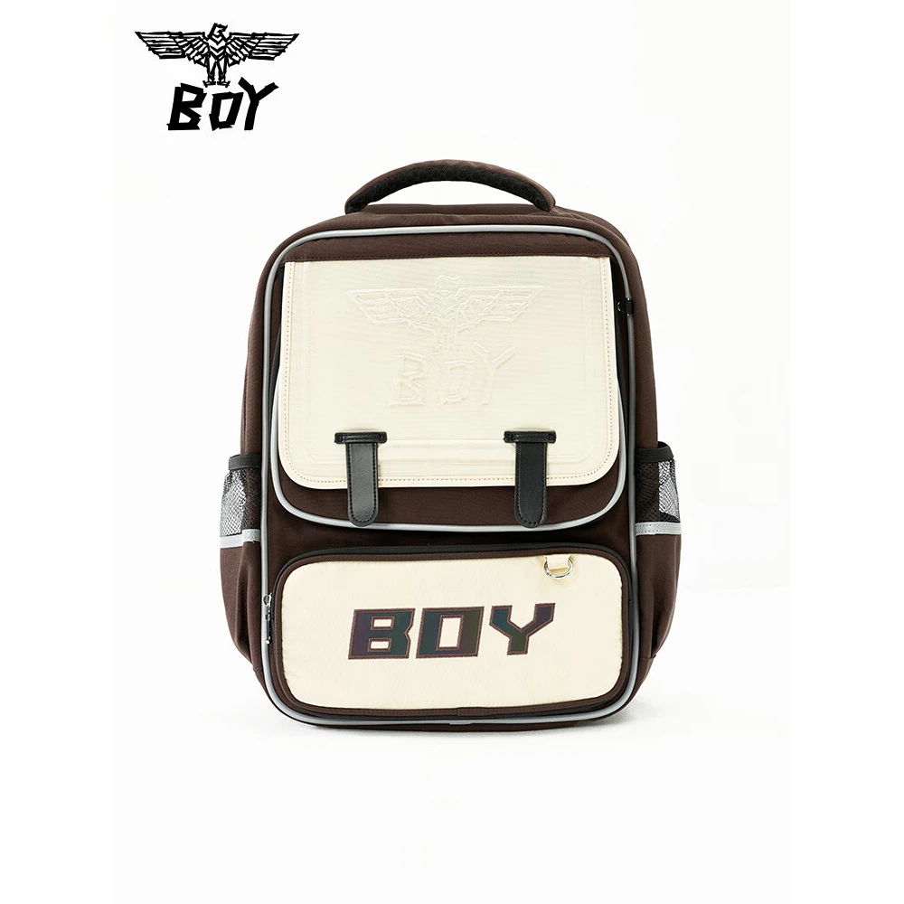 BOY JUNIOR潮牌护脊减负透气支撑童装25秋季书包背包男童女童