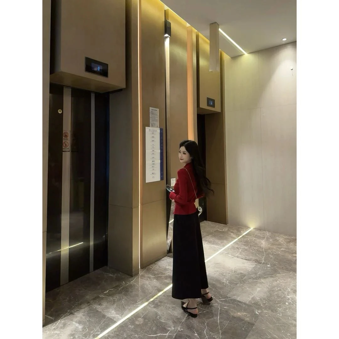 GIRDE正品·「智性休闲」高腰休闲时尚百搭显瘦垂感九分女裤110035