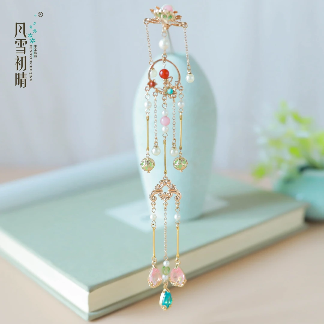 风雪初晴 宁修 姝媚发簪发钗发簪古风超仙明制配饰品百搭