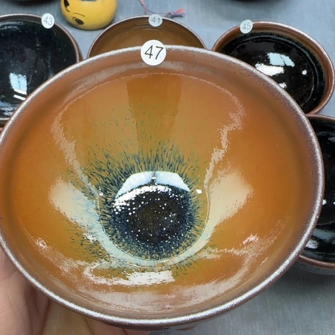 牛***腩茶盏印春堂柴烧建盏