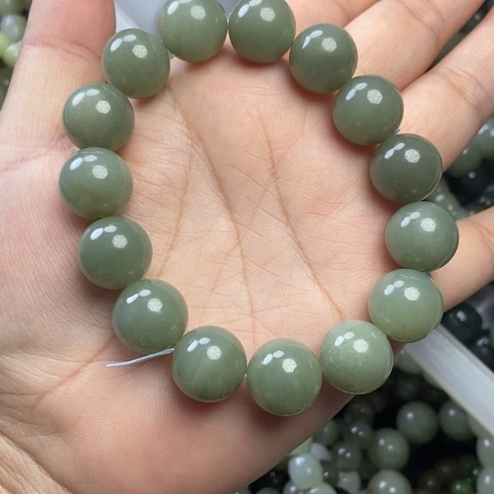 和田玉未镶嵌手链卡14