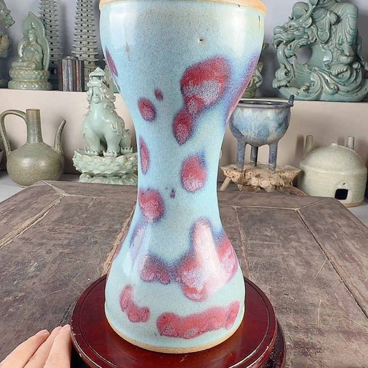钧窑花鼓品相完美