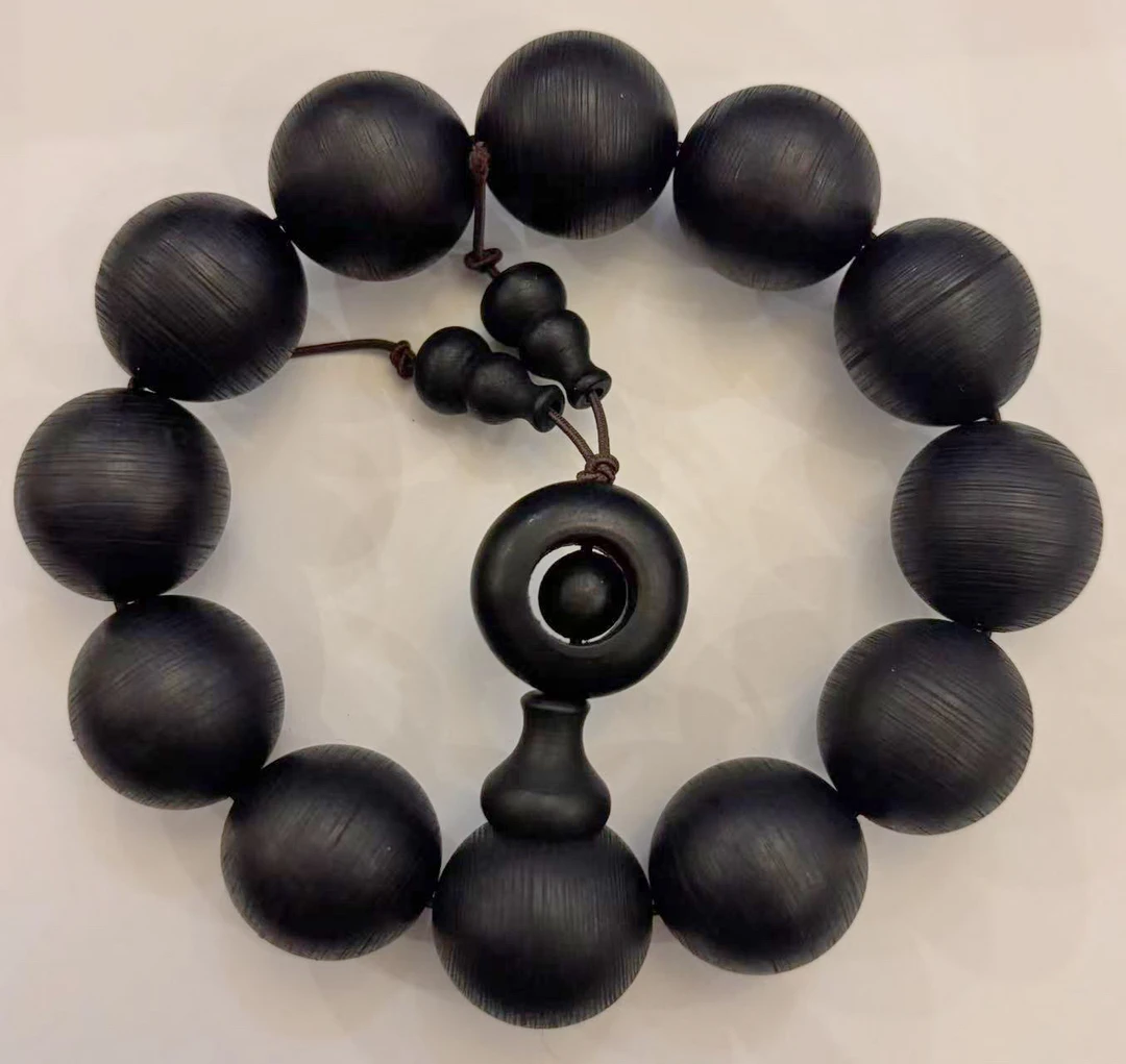 非金属木质手链 时来运转闪耀黑系列手串