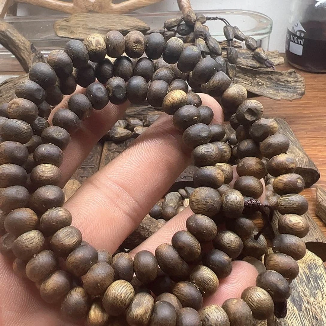 江****蝶手工艺／海南棋楠虫漏33克