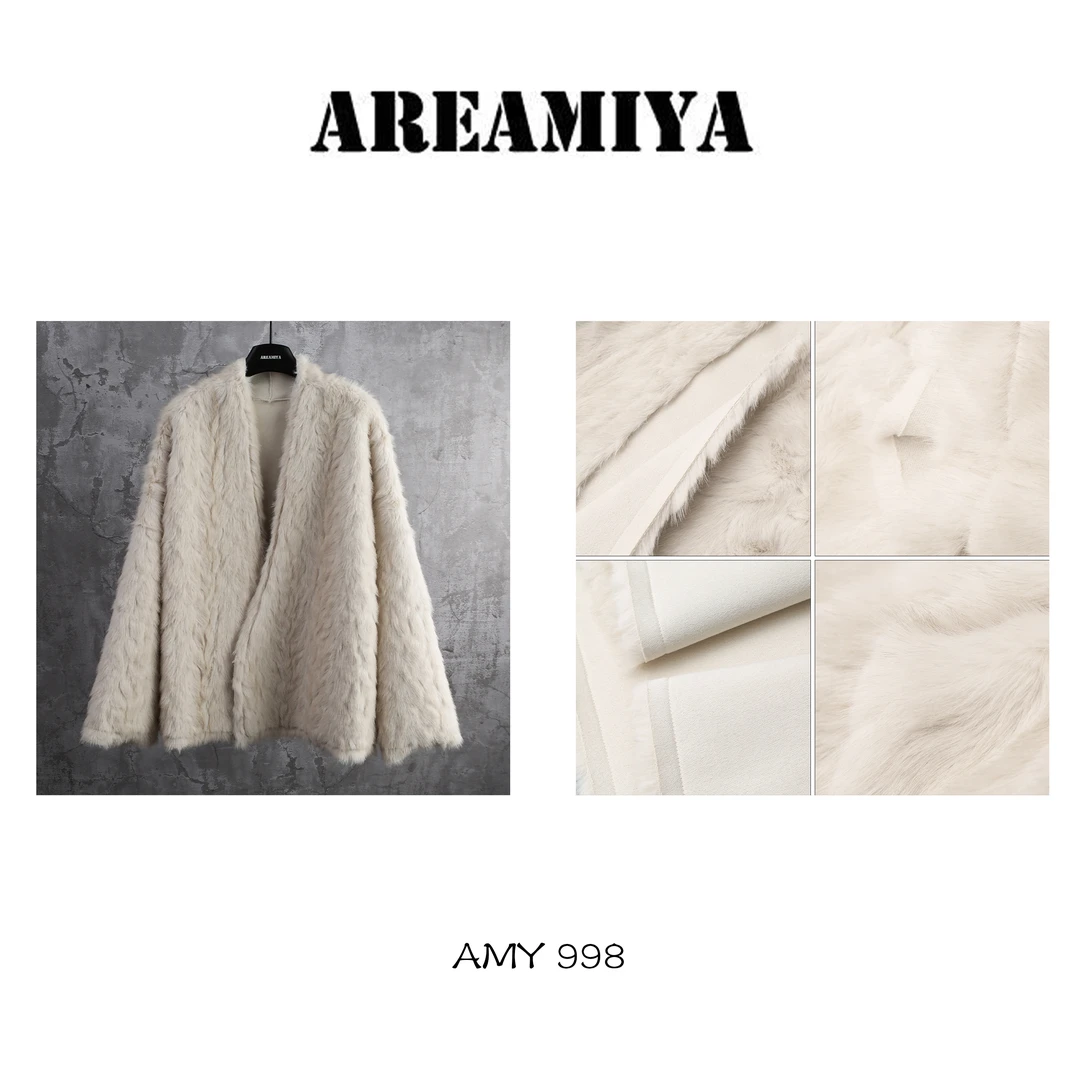 阿楠【人间富贵花】重工皮毛一体大外套AMY998