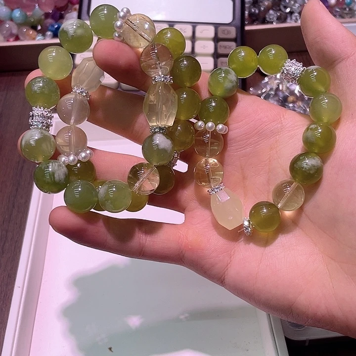 水晶手链未镶嵌绿色