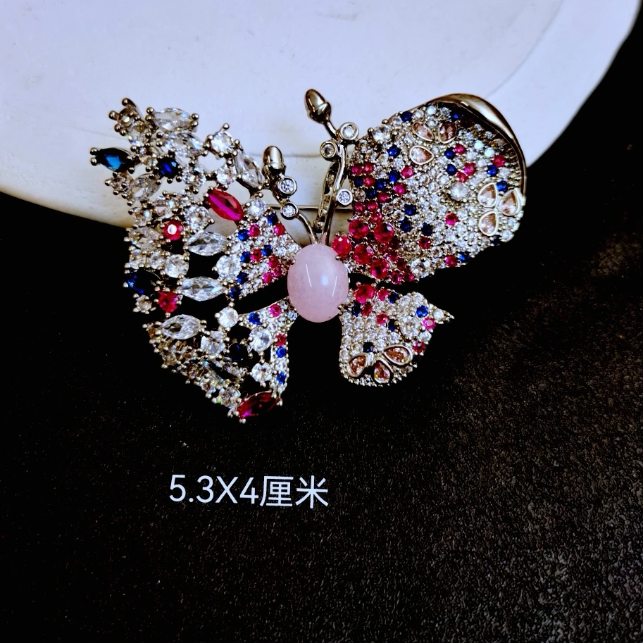 铜合金胸针 707 时尚百搭款蝴蝶胸针