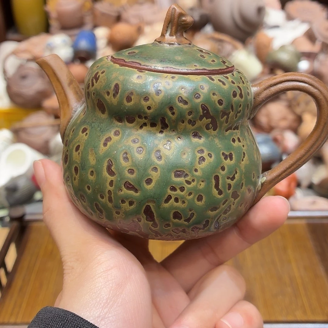 柴烧老岩泥茶器皿