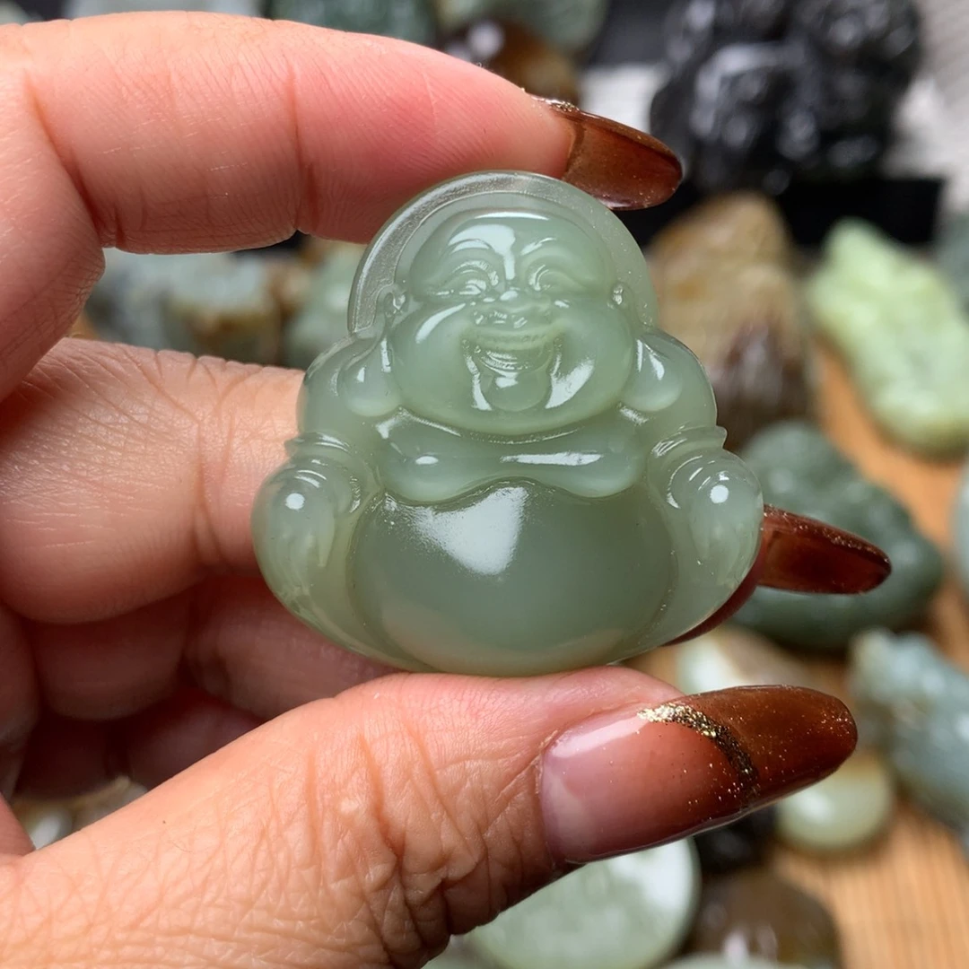 和田玉挂件未镶嵌非*