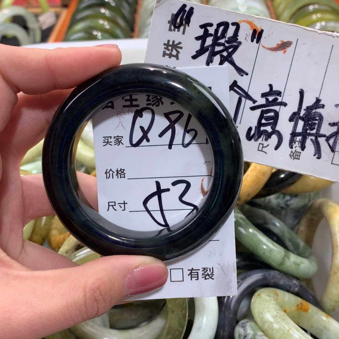 【闪购商品】合金蛇纹石玉手镯