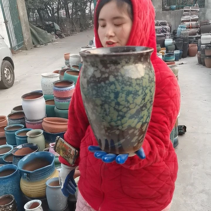 红陶口20高29瑕疵