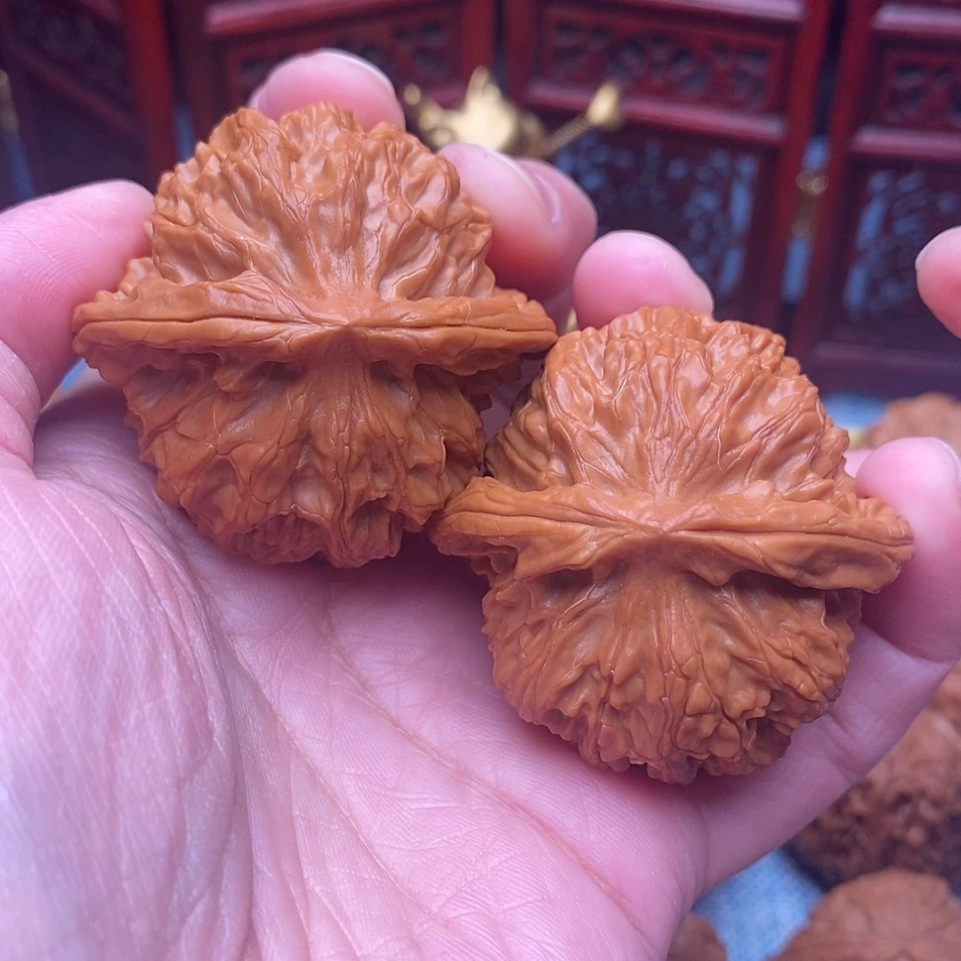 文玩核桃把件全品毕业绝配天花板金麒麟45尺54 克