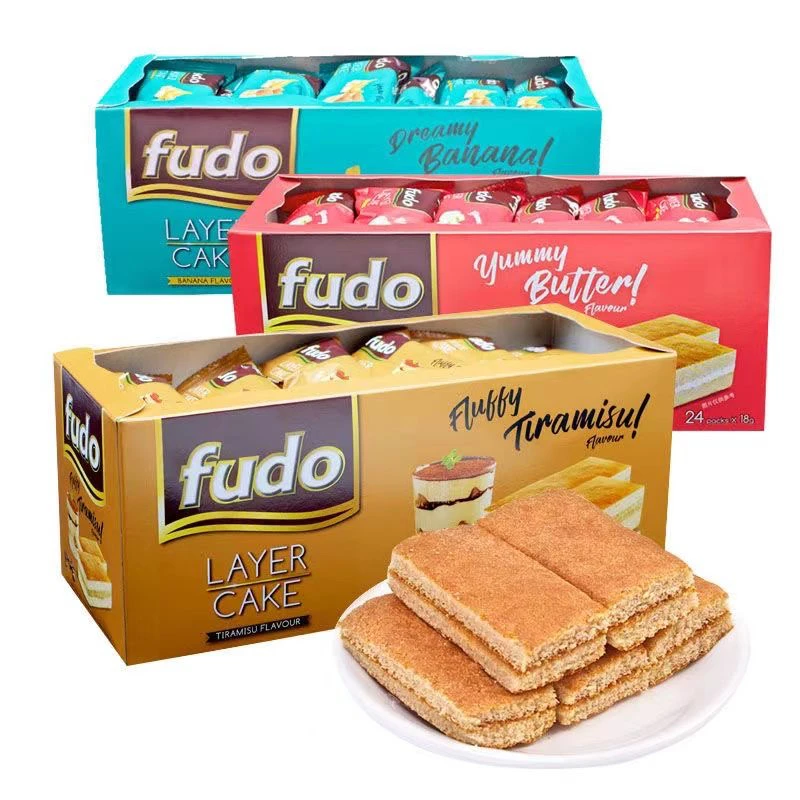 马来西亚进口福多提拉米苏奶油香兰蛋糕432g营养早餐甜品网红零食