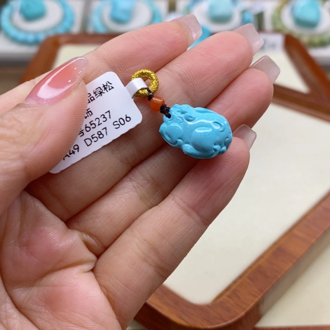 绿松石珠宝奇石未镶嵌