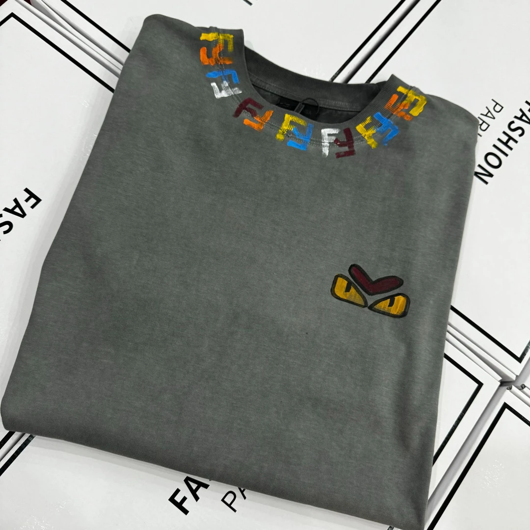 （TFTZ-XP026）夏季宽松印花圆领男士休闲百搭T恤