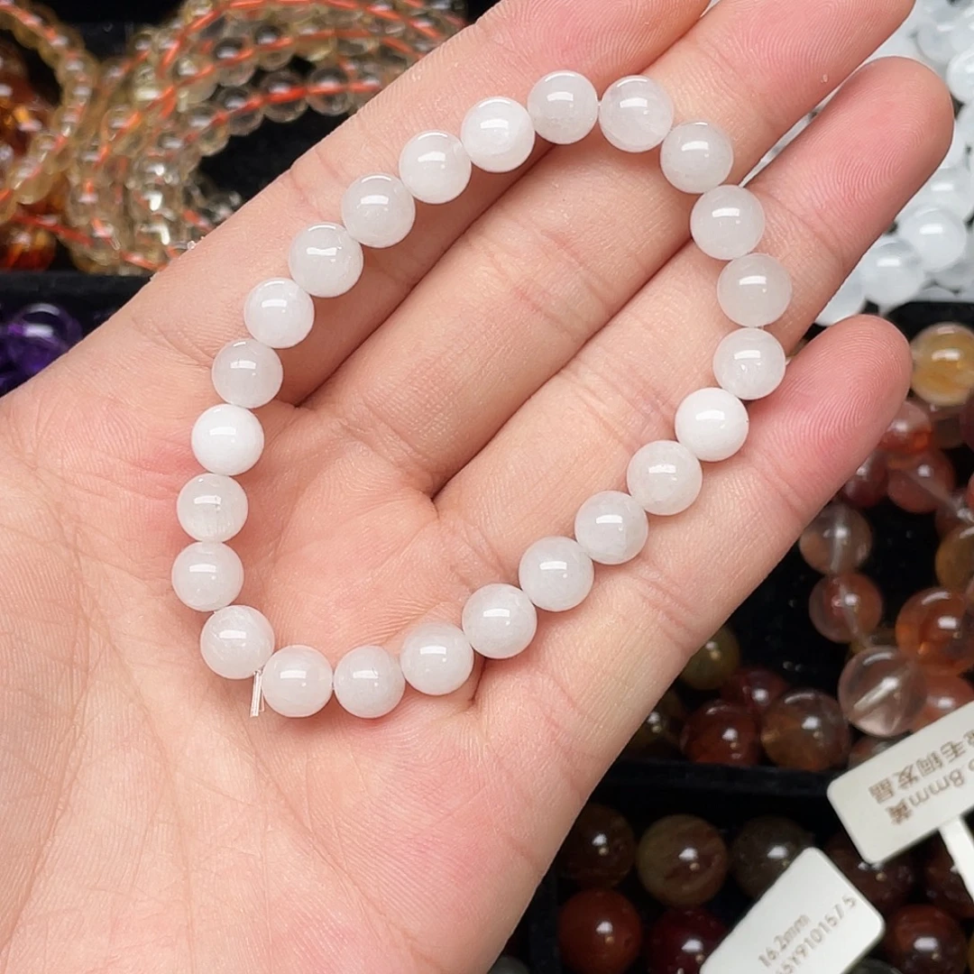 水晶手链未镶嵌白兔毛8