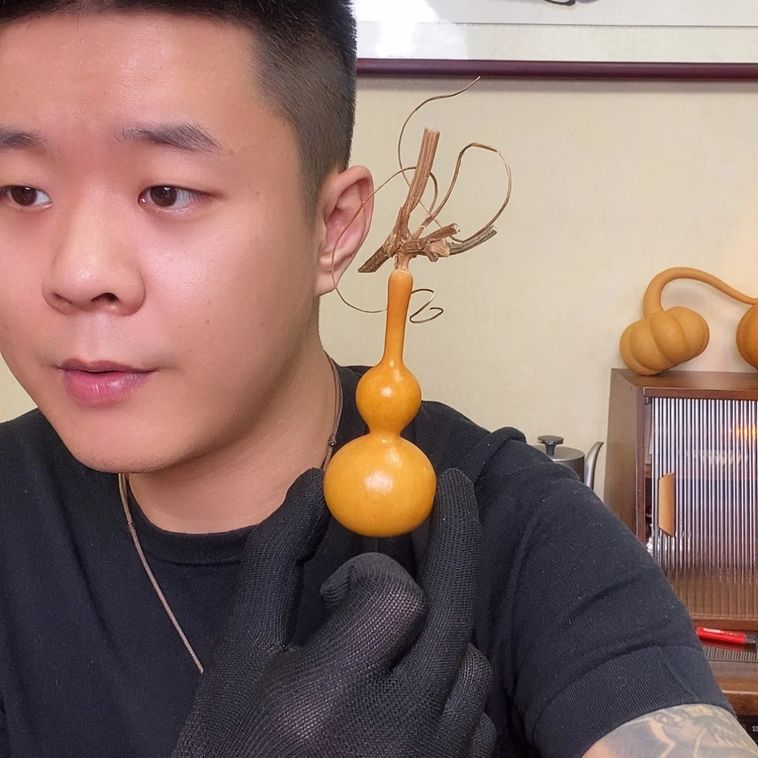 看***切精品天津嘴观音瓶葫芦