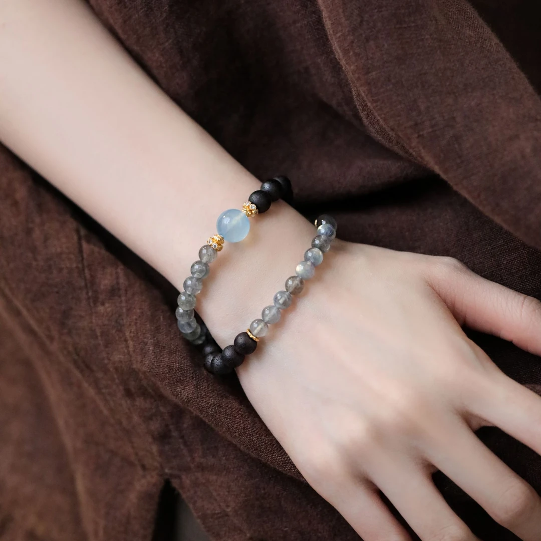 925银手链 七S09980 浩如烟海双圈弹力手串