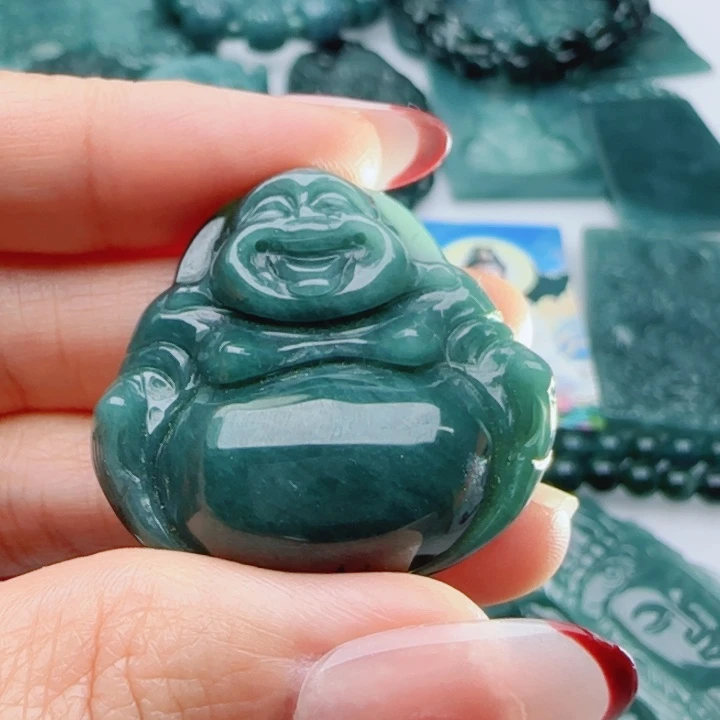 翡翠未镶嵌颈饰多样性发货天然A货翡翠