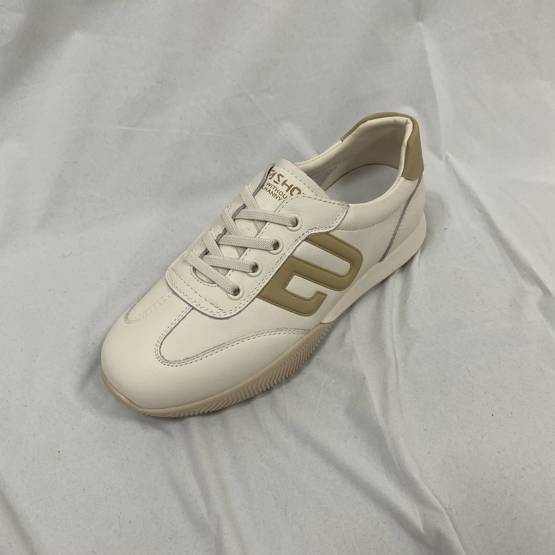 头层牛皮女鞋百搭德训鞋时尚软底日常4120928