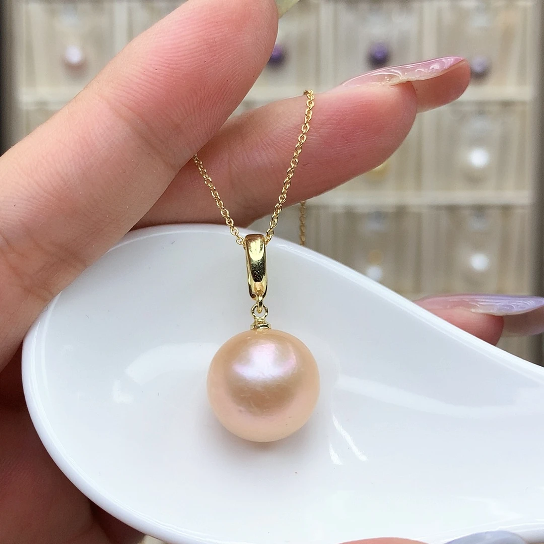 合金淡水珍珠吊坠(赠链)